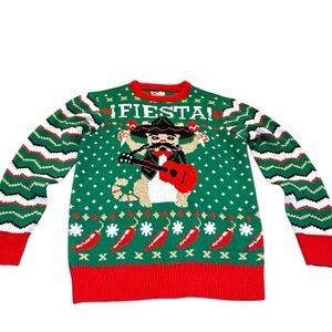 Fiesta Christmas party ugly sweater size M